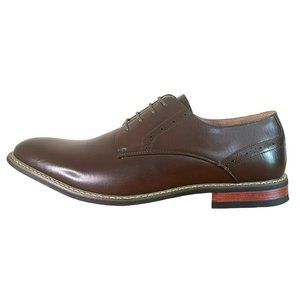 Bruno Marc Men's Dark Brown Leather Lined Dress Oxford Shoes Size 14